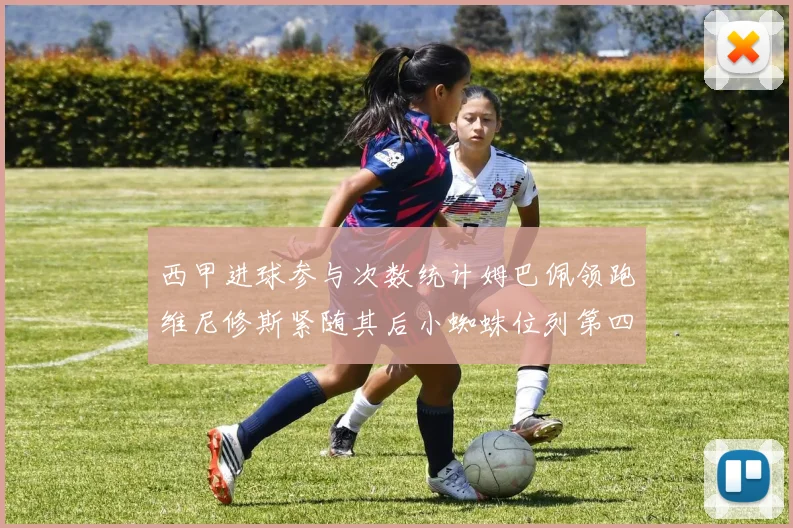 西甲进球参与次数统计姆巴佩领跑维尼修斯紧随其后小蜘蛛位列第四